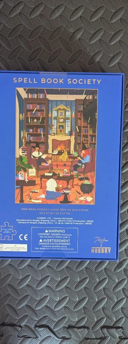 New - 1000 Piece Hobbry Puzzle - Spell Book Society